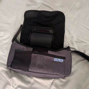 Dwelling gray deluxe stroller organizer